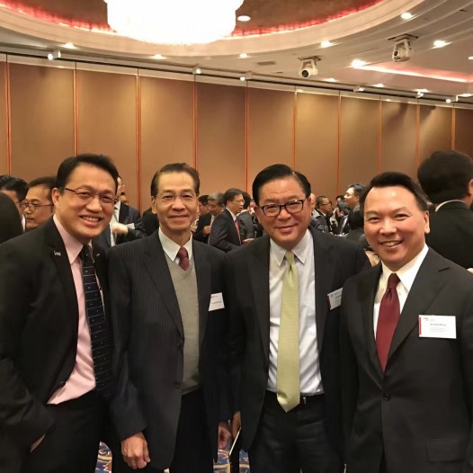 （香港）王志荣博士出席香港会计師公会春茗晚会。