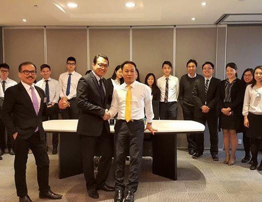 （香港）王志荣博士到访信永中和宣传香港会计师公会理事会选举。