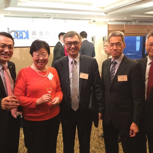 （香港）王志荣博士出席HKBAA的新春酒会。