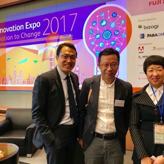 (HK) Dr. Lawrence Wong spoke on “Applying Big Data to the Business World” in Fuji Xerox VIP Luncheon.