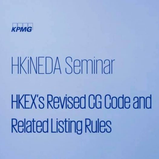 (HK) Dr. Lawrence Wong chaired the HKiNEDA Seminar: “New Rules / Regulations / Guidelines for INEDs and Boards”.