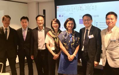 （香港）王志荣博士主持与毕马威合举办的HKiNEDA研讨会。